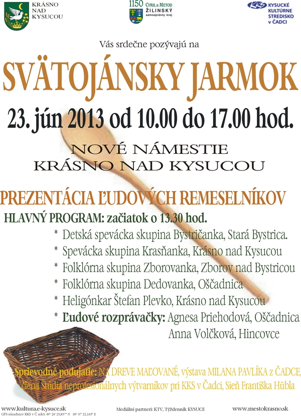 Plagát Svätojánsky jarmok 2013