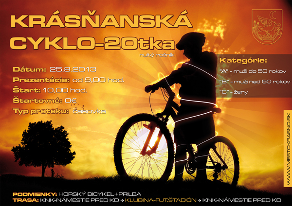 Plagát-Krásňanská cyklo-20tka