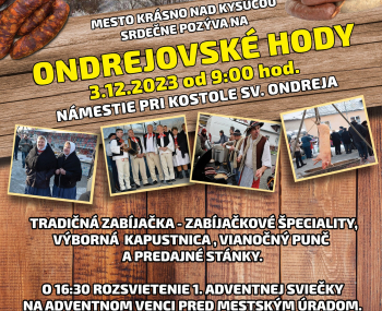 Pozvánka na Ondrejovské hody 2023