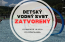 Vodný svet od nedele zatvorený